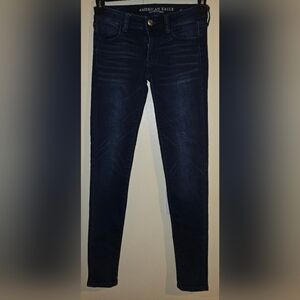 American Eagle Outfitters Dark Blue Skinny Jeans
